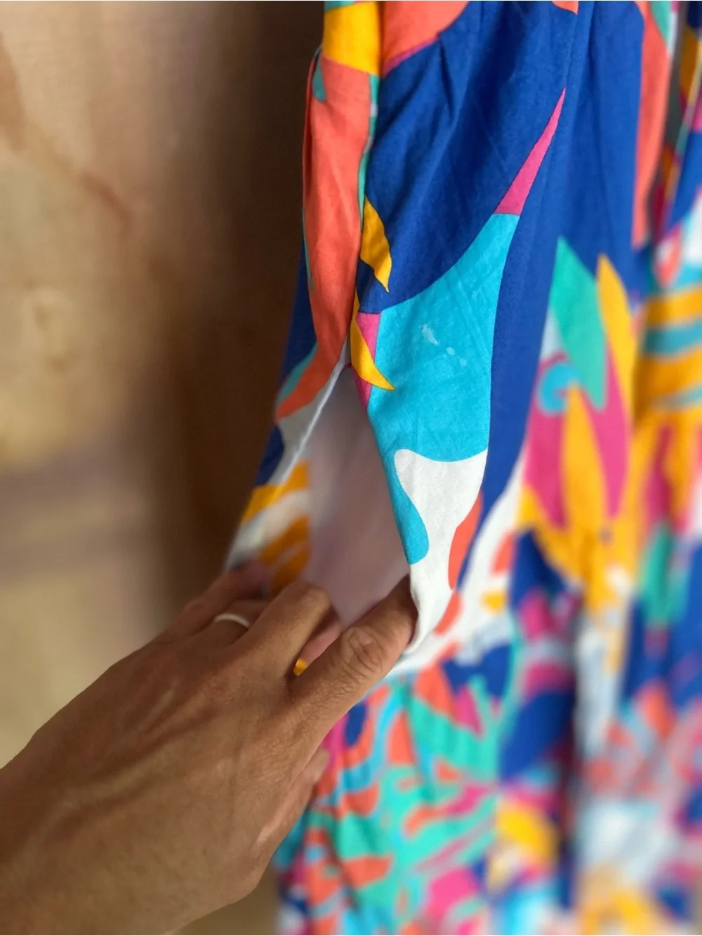 J. Crew Multicolor Floral-Print Sundress in Blue, Pink & Teal - Picture 6 of 8